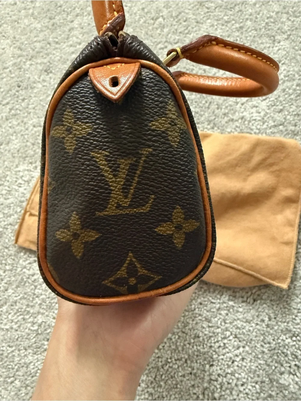 Louis Vuitton Vintage Mini Speedy with strap